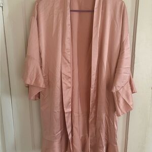Victoria's Secret Blush Satin Robe
